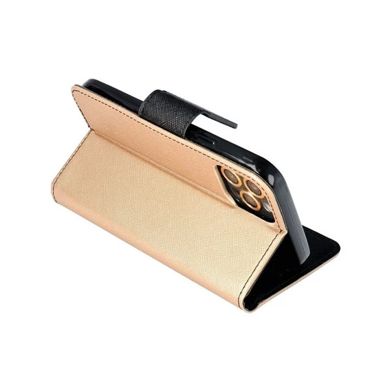 Fancy Apple iPhone 12 mini flip tok, fekete-arany