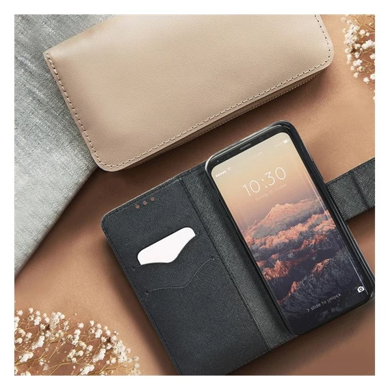 Fancy Apple iPhone 12 mini flip tok, fekete-arany