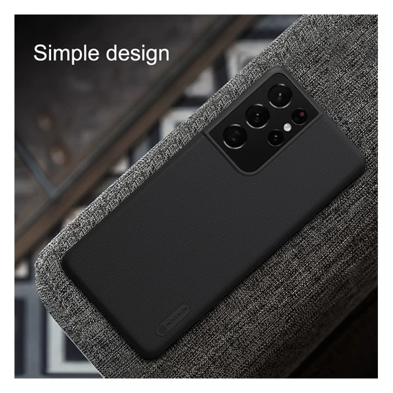 Nillkin Super Frosted Samsung G998 Galaxy S21 Ultra műanyag tok, fekete