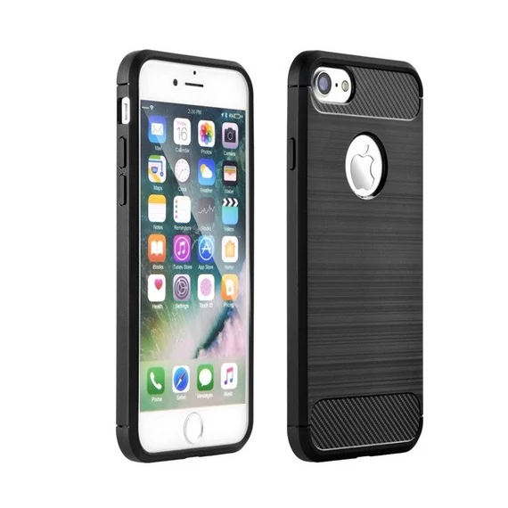 Forcell Carbon hátlap tok Samsung A526 Galaxy A52/A52s, fekete