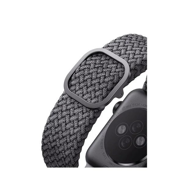 Uniq Aspen fonott szíj Apple Watch 42/44/45/49mm, szürke