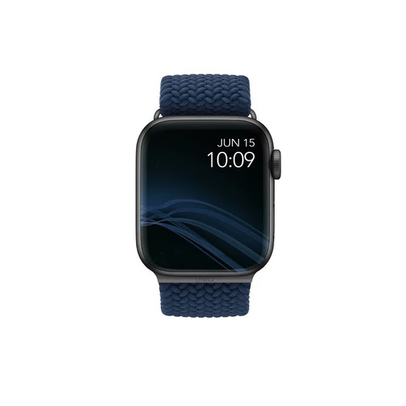 Uniq Aspen fonott szíj Apple Watch 42/44/45/49mm, kék