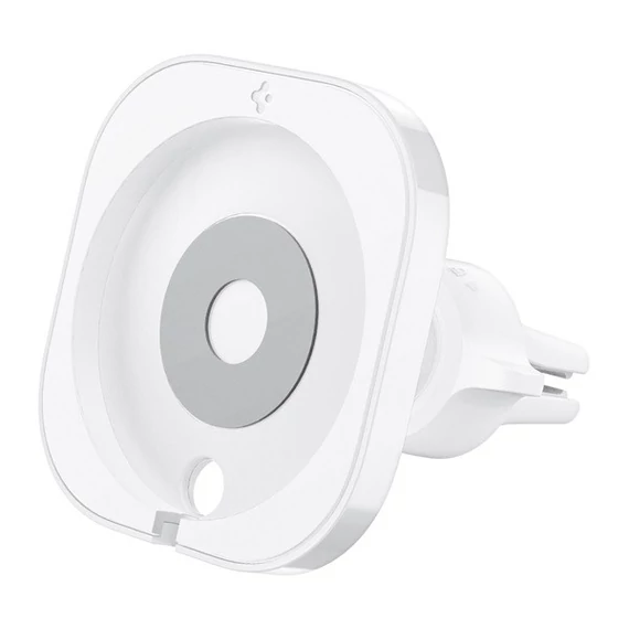 Spigen MagFit mágneses autós tartó MagSafe töltő kompatibilis, szellőzőrácsba, fehér
