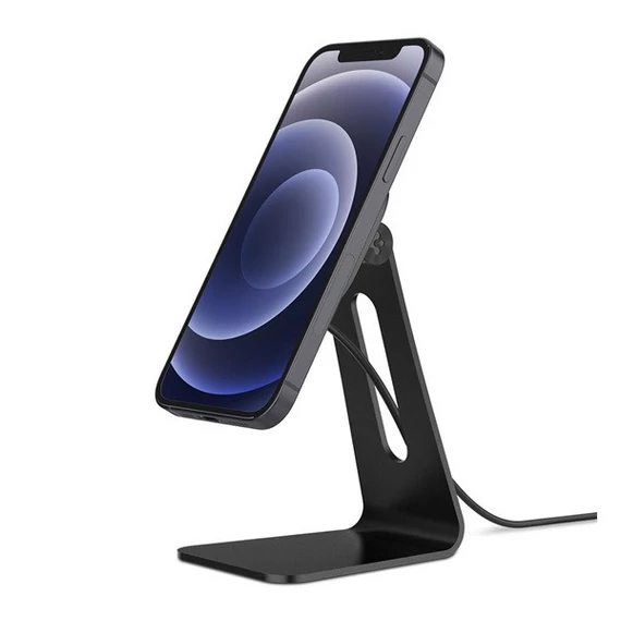 Spigen OneTap S310W Magsafe vezetéknélküli wireless töltő állvány, fekete