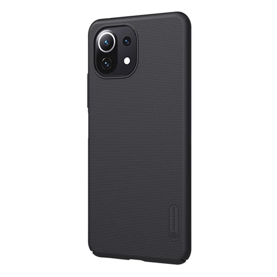 Nillkin Super Frosted Xiaomi Mi 11 Lite műanyag tok, fekete