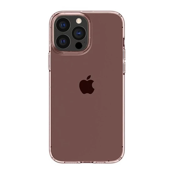 Spigen Crystal Flex Apple iPhone 13 Pro Max tok, Rose Crystal, rózsaszín-átlátszó