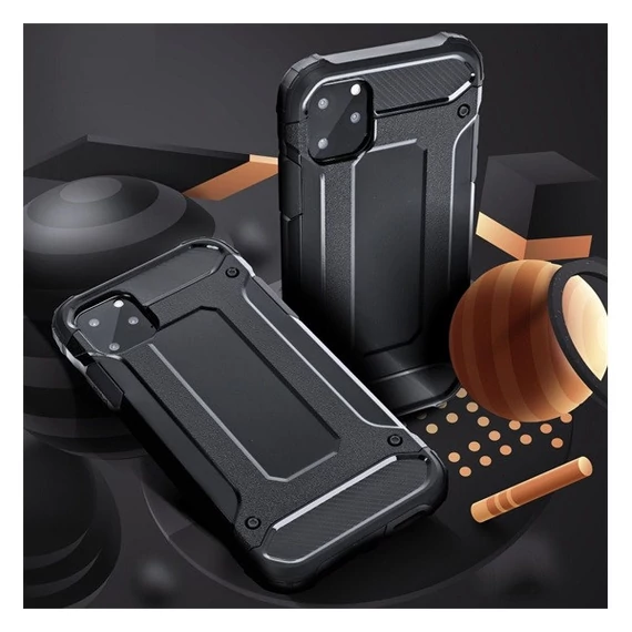 Forcell Armor hátlap tok, Apple iPhone 13 Pro, fekete