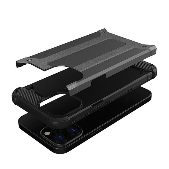 Forcell Armor hátlap tok, Apple iPhone 13 Pro, fekete