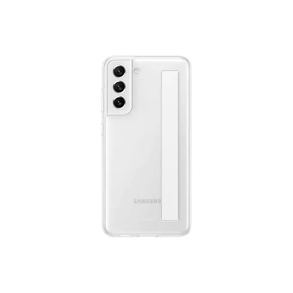 Samsung Galaxy S21 FE Clear Strap Cover, gyári tok, fehér, EF-XG990CW