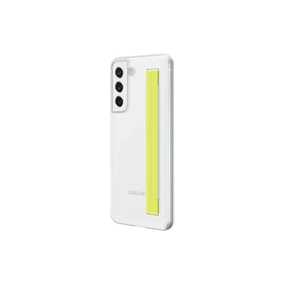 Samsung Galaxy S21 FE Clear Strap Cover, gyári tok, fehér, EF-XG990CW