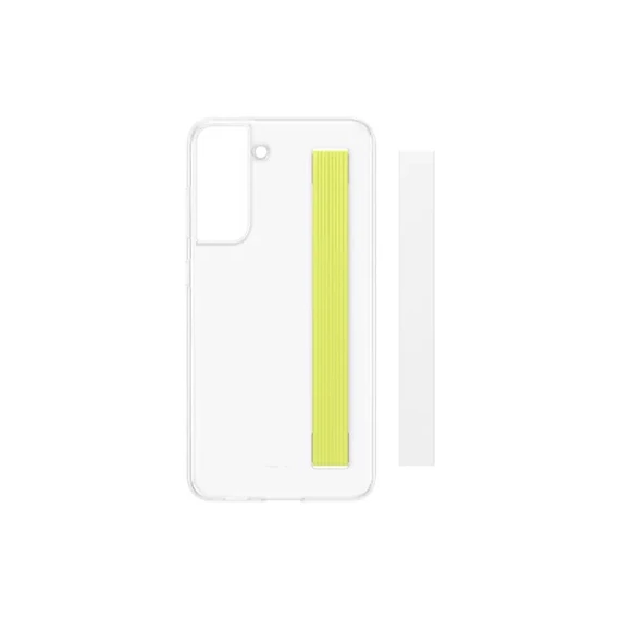 Samsung Galaxy S21 FE Clear Strap Cover, gyári tok, fehér, EF-XG990CW