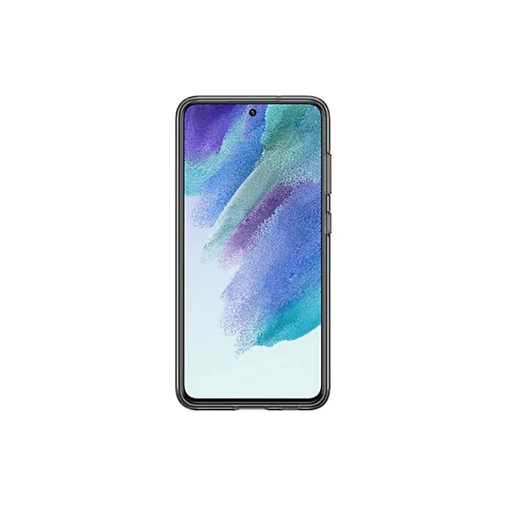 Samsung Galaxy S21 FE Clear Strap Cover, gyári tok, szürke, EF-XG990CB