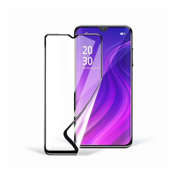 Apple iPhone 11 Pro Max/XS Max Full Glue Ceramic hajlított tempered glass kijelzővédő üvegfólia, fekete
