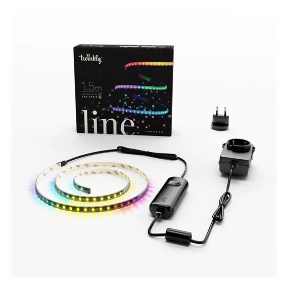 Twinkly Line okos beltéri karácsonyi led szalag 90 LED RGB, 1,5m