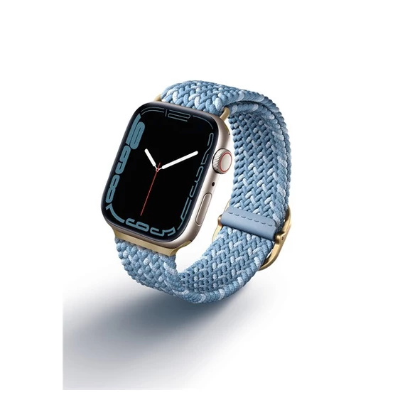 Uniq Aspen Designer Edition fonott szíj Apple Watch 38/40/41mm, kék