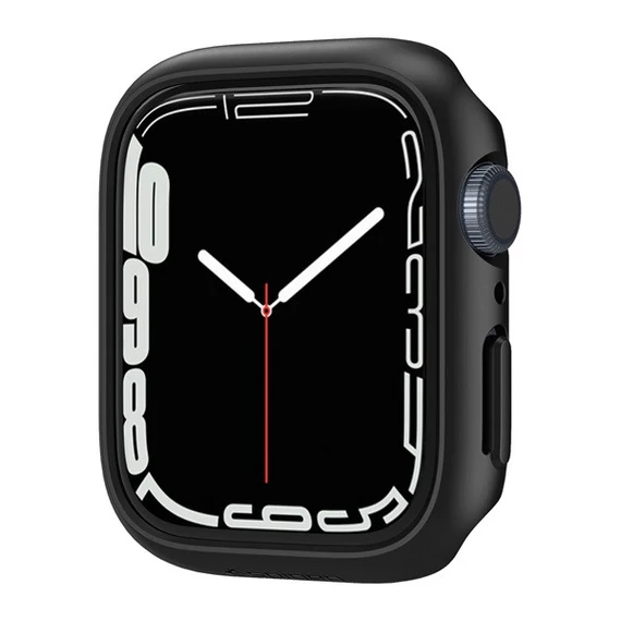 Spigen Thin Fit Apple Watch S7 41mm Fekete tok