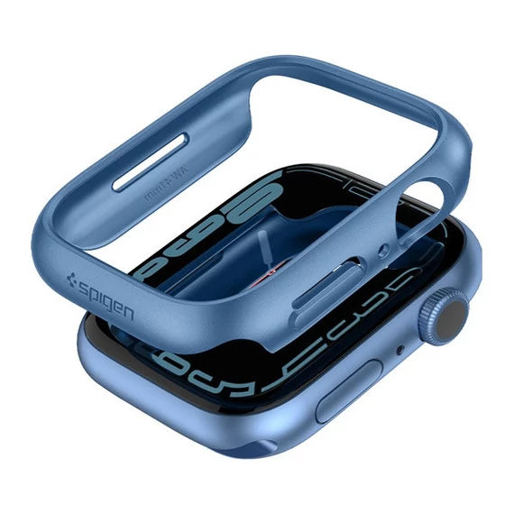 Spigen Thin Fit Apple Watch S7 41mm Kék tok