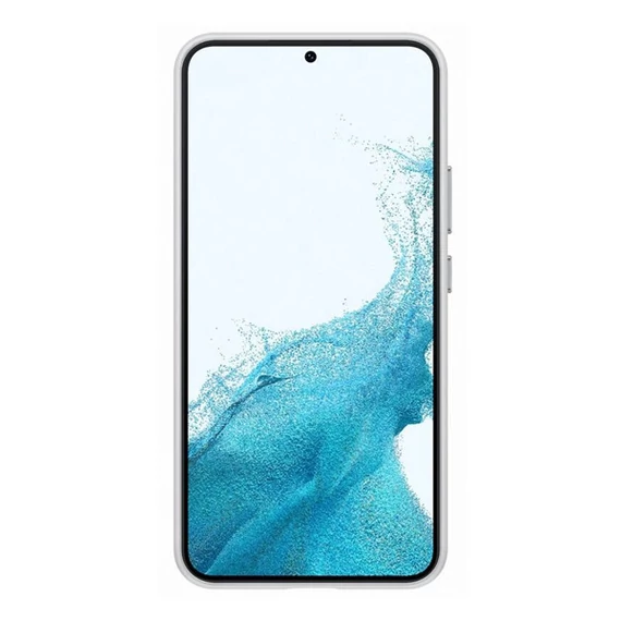 Samsung Galaxy S22+ Leather Cover, gyári bőr tok, szürke, EF-VS906LJ
