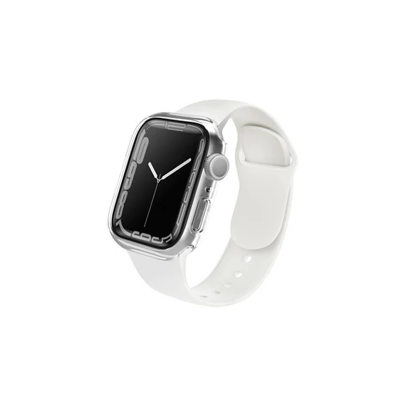 Uniq Legion Apple Watch S8/S7 41mm tok, tempered kijelző fóliával, átlátszó