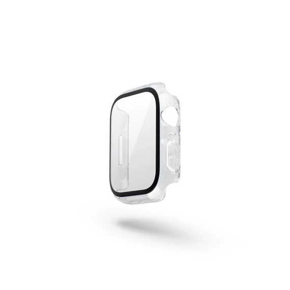 Uniq Legion Apple Watch S8/S7 41mm tok, tempered kijelző fóliával, átlátszó
