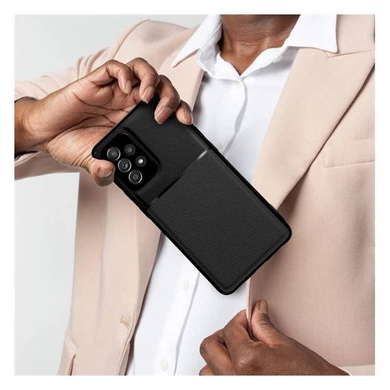 Forcell Noble hátlap tok, Samsung Galaxy  A53 5G, fekete