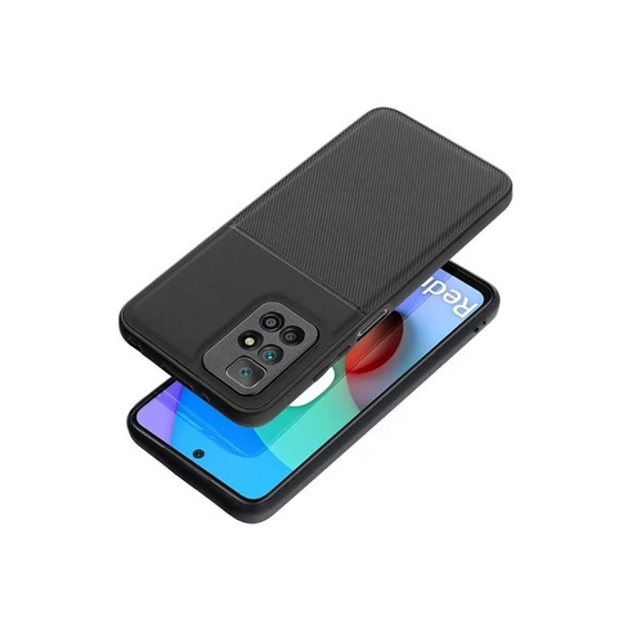 Forcell Noble hátlap tok, Xiaomi Redmi 10/Redmi Note 11 LTE, fekete