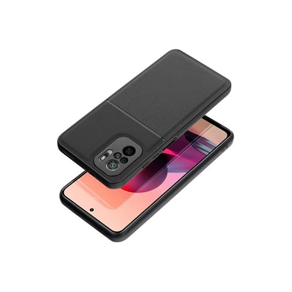 Forcell Noble hátlap tok, Xiaomi Redmi Note 10 Pro/Redmi Note 10 Pro Max, fekete