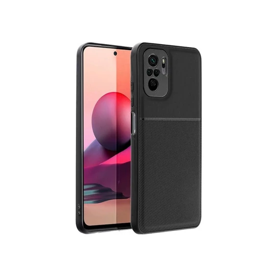 Forcell Noble hátlap tok, Xiaomi Redmi Note 10 Pro/Redmi Note 10 Pro Max, fekete