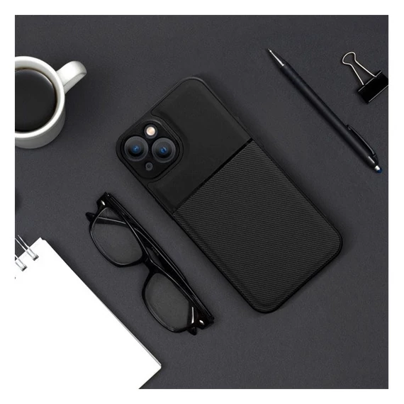 Forcell Noble hátlap tok, Xiaomi Redmi Note 10 Pro/Redmi Note 10 Pro Max, fekete