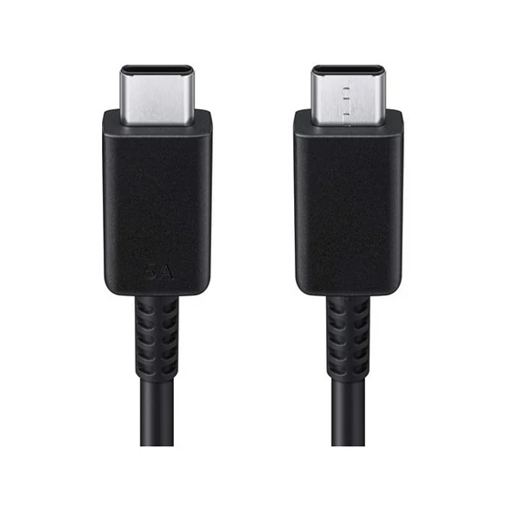Samsung EP-DX510JB USB-C / USB-C töltő- és adatkábel, 1.8m, 5A, fekete