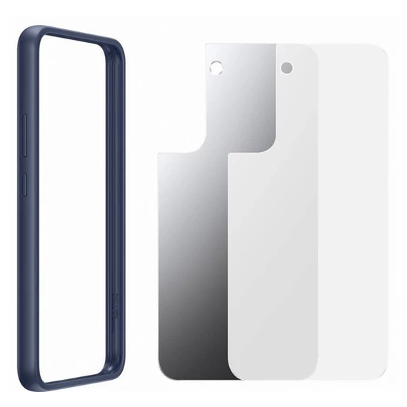 Samsung Galaxy S22+ Frame Cover, gyári tok, kék, EF-MS906CN