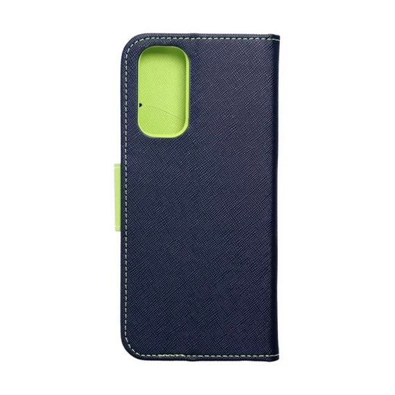 Fancy Xiaomi Redmi Note 11/11S flip tok, kék-lime