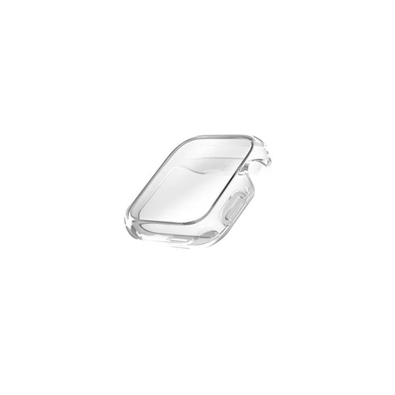 Uniq Garde Hybrid Apple Watch 41mm tok, tempered kijelző fóliával, átlátszó