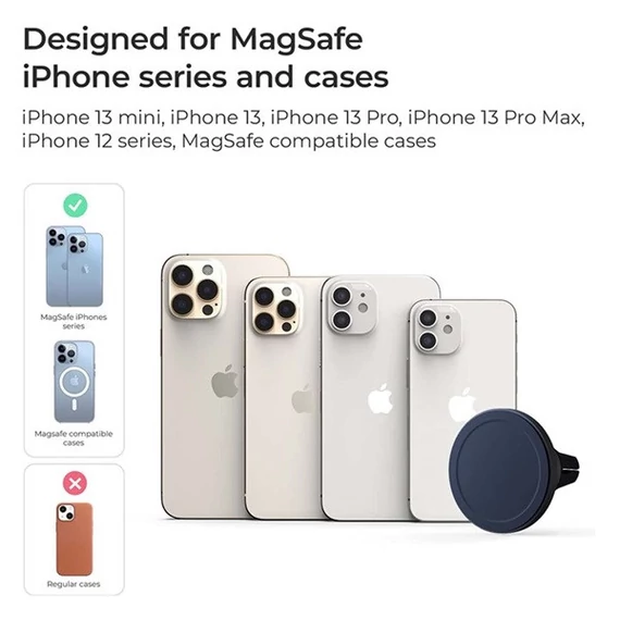 iOttie Velox MagSafe mágneses univerzális autós tartó, szellőzőrácsba