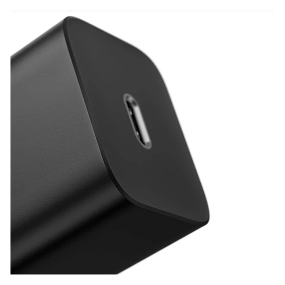Baseus Super-Si hálózati gyorstöltő adapter USB-C, 20W, fekete