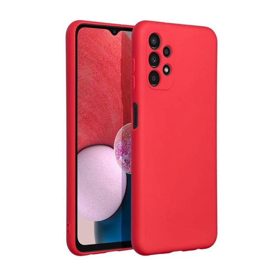 Forcell Soft szilikon hátlap tok Samsung Galaxy A13 4G, piros