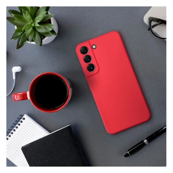 Forcell Soft szilikon hátlap tok Samsung Galaxy A13 4G, piros