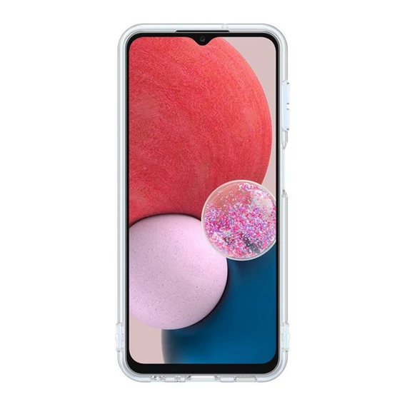 Samsung Galaxy A13 Soft Clear gyári szilikon tok, átlátszó, EF-QA135TT