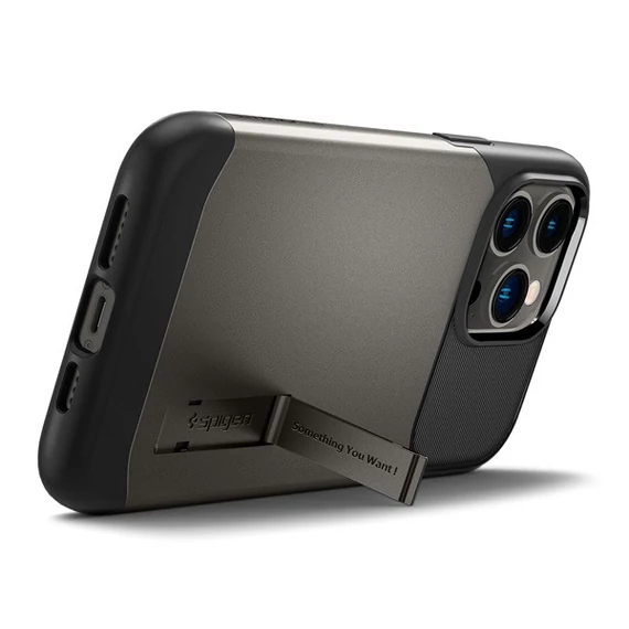 Spigen Slim Armor Mag Apple iPhone 14 Pro Max tok, Gunmetal, szürke MagSafe, szürke