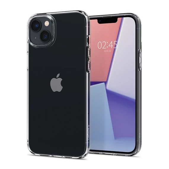 Spigen Liquid Crystal Apple iPhone 14 tok, Crystal Clear, átlátszó