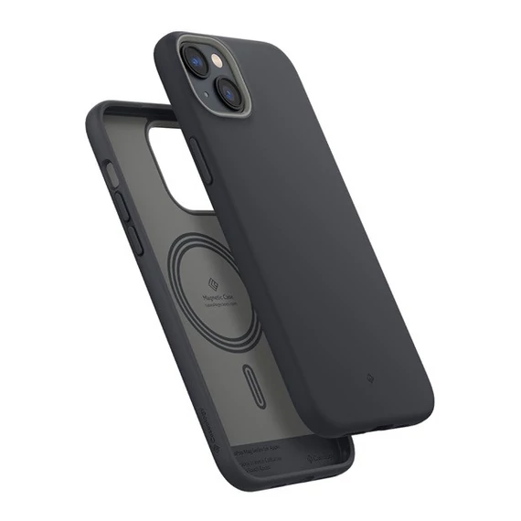 Caseology Nano Pop Apple iPhone 14 Plus Black Sesame MagSafe tok, fekete