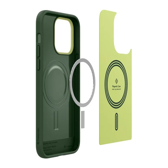 Caseology Nano Pop Apple iPhone 14 Plus Avo Green MagSafe tok, zöld