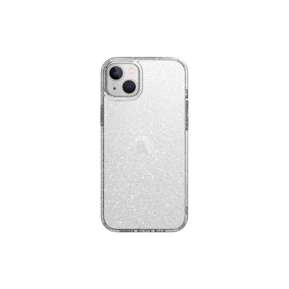 Uniq Lifepro Xtreme Tinsel Apple iPhone 14 Plus, csillámos szilikon tok, átlátszó