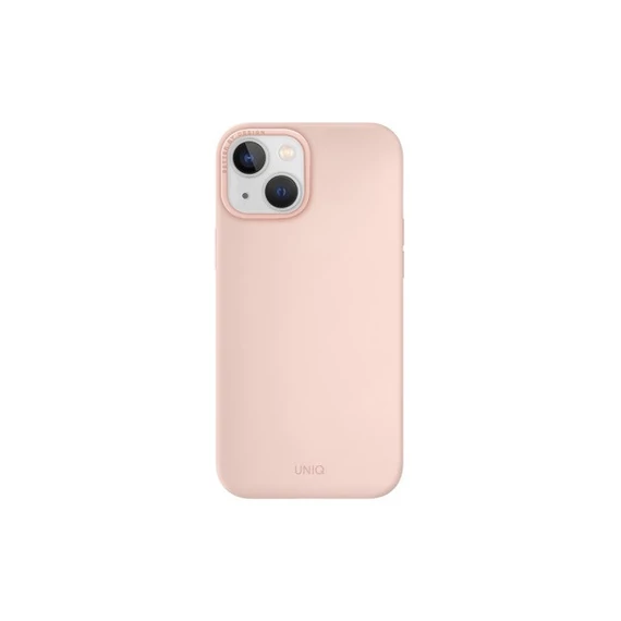 Uniq Lino Hue Apple iPhone 14 Plus, MagSafe szilikon tok, rózsaszín