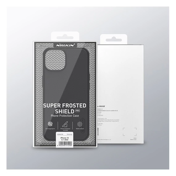 Nillkin Super Frosted Shield Pro Apple iPhone 14, műanyag tok, fekete