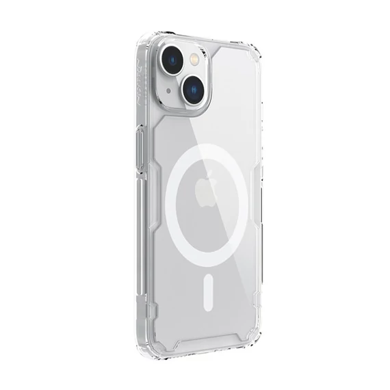 Nillkin Nature Pro Magnetic Apple iPhone 14 Plus szilikon tok, átlátszó