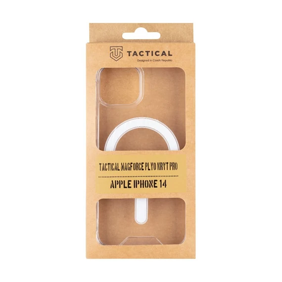 Tactical MagForce Plyo Apple iPhone 14 szilikon tok, átlátszó