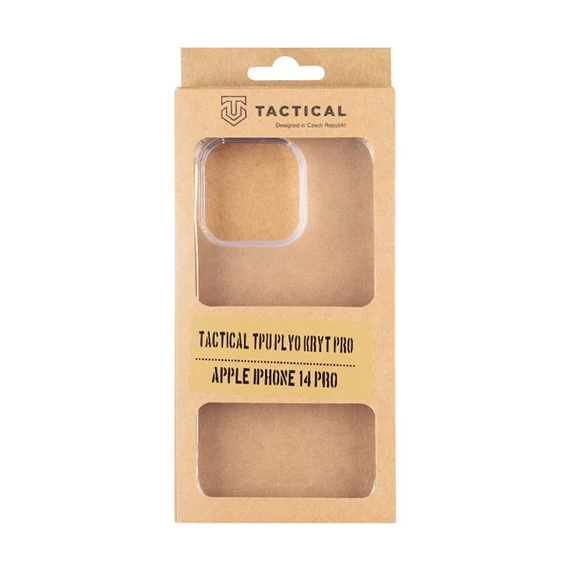 Tactical Plyo Apple iPhone 14 Pro szilikon tok, átlátszó