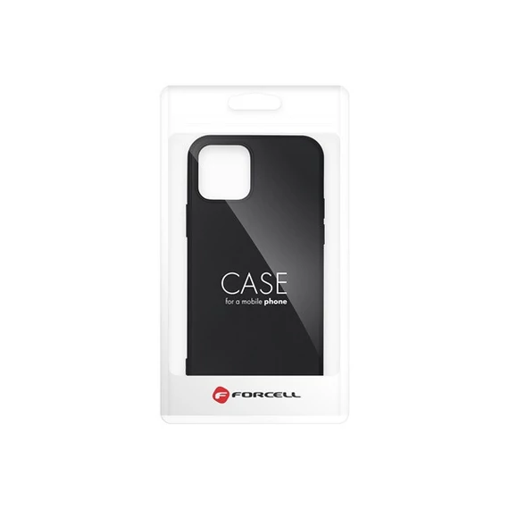 Forcell Szilikon LITE hátlap tok Apple iPhone 14, fekete