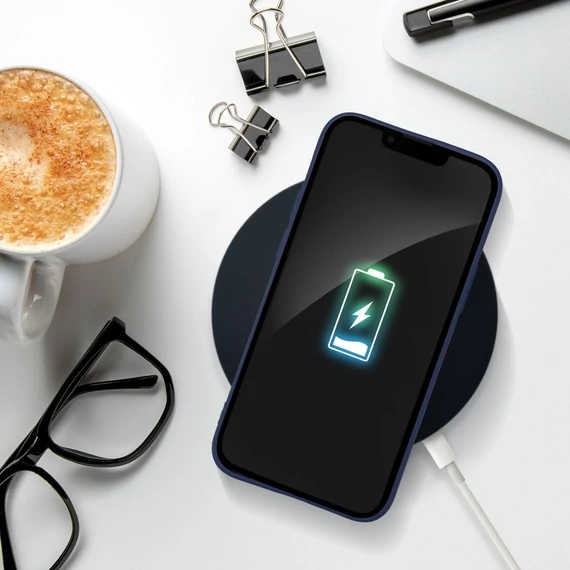 Forcell Soft szilikon hátlap tok Apple iPhone 14 Plus, kék